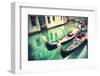 Gondolas in Venice-Zoom-zoom-Framed Photographic Print