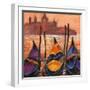 Gondolas In Venice-balaikin2009-Framed Art Print