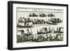 Gondolas in Venice-null-Framed Giclee Print