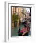 Gondolas Moored along Grand Canal, Venice, Italy-Lisa S^ Engelbrecht-Framed Photographic Print