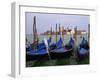 Gondolas near Piazza San Marco, Venice, Italy-Tom Haseltine-Framed Photographic Print