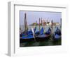 Gondolas near Piazza San Marco, Venice, Italy-Tom Haseltine-Framed Photographic Print