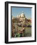 Gondolas near the Grand Canal and the Santa Maria Della Salute, Venice, Italy-Janis Miglavs-Framed Photographic Print