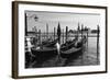 Gondolas of St Marks Square, Venice, Italy-George Oze-Framed Photographic Print