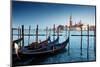 Gondolas on Grand Canal and San Giorgio Maggiore Church in Venice-Iakov Kalinin-Mounted Photographic Print