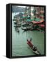 Gondolas on Grand Canal, Venice, Italy-Lisa S. Engelbrecht-Framed Stretched Canvas