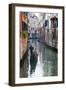 Gondolas on the Canals of Venice, Italy-Terry Eggers-Framed Premium Photographic Print