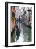 Gondolas on the Canals of Venice, Italy-Terry Eggers-Framed Photographic Print