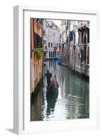 Gondolas on the Canals of Venice, Italy-Terry Eggers-Framed Photographic Print