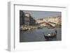 Gondolas on the Grand Canal at the Rialto Bridge, Venice, Unesco World Heritage Site, Veneto, Italy-James Emmerson-Framed Premium Photographic Print