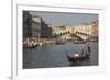 Gondolas on the Grand Canal at the Rialto Bridge, Venice, Unesco World Heritage Site, Veneto, Italy-James Emmerson-Framed Photographic Print