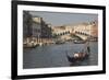 Gondolas on the Grand Canal at the Rialto Bridge, Venice, Unesco World Heritage Site, Veneto, Italy-James Emmerson-Framed Photographic Print