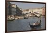 Gondolas on the Grand Canal at the Rialto Bridge, Venice, Unesco World Heritage Site, Veneto, Italy-James Emmerson-Framed Photographic Print