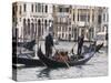 Gondolas on the Grand Canal, Rialto, Venice, UNESCO World Heritage Site, Veneto, Italy, Europe-Hazel Stuart-Stretched Canvas