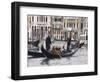 Gondolas on the Grand Canal, Rialto, Venice, UNESCO World Heritage Site, Veneto, Italy, Europe-Hazel Stuart-Framed Photographic Print