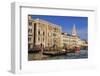 Gondolas on the Grand Canal, winter afternoon sun, Venice, UNESCO World Heritage Site, Veneto, Ital-Eleanor Scriven-Framed Photographic Print