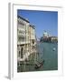 Gondolas on the Grand Canal with Santa Maria Della Salute in the Background, Venice, Veneto, Italy-Lightfoot Jeremy-Framed Photographic Print