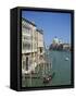 Gondolas on the Grand Canal with Santa Maria Della Salute in the Background, Venice, Veneto, Italy-Lightfoot Jeremy-Framed Stretched Canvas