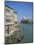 Gondolas on the Grand Canal with Santa Maria Della Salute in the Background, Venice, Veneto, Italy-Lightfoot Jeremy-Mounted Photographic Print