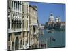 Gondolas on the Grand Canal with Santa Maria Della Salute in the Background, Venice, Veneto, Italy-Lightfoot Jeremy-Mounted Photographic Print