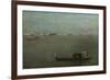 Gondolas on the Lagoon (Grey Lagoo), 1765-Francesco Guardi-Framed Giclee Print