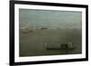 Gondolas on the Lagoon (Grey Lagoo), 1765-Francesco Guardi-Framed Giclee Print