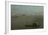 Gondolas on the Lagoon (Grey Lagoo), 1765-Francesco Guardi-Framed Giclee Print