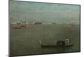 Gondolas on the Lagoon (Grey Lagoo), 1765-Francesco Guardi-Mounted Giclee Print