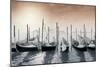 Gondolas Pano Color-Moises Levy-Mounted Photographic Print