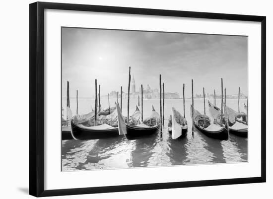 Gondolas Pano-Moises Levy-Framed Photographic Print