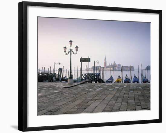 Gondolas, St. Mark's Square, Venice, Italy-Jon Arnold-Framed Photographic Print