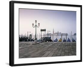 Gondolas, St. Mark's Square, Venice, Italy-Jon Arnold-Framed Photographic Print