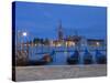 Gondolas, St, Mark's Square, Venice, Italy-Doug Pearson-Stretched Canvas