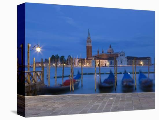 Gondolas, St, Mark's Square, Venice, Italy-Doug Pearson-Stretched Canvas