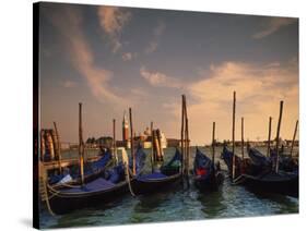 Gondolas, Venice, Italy-Angelo Cavalli-Stretched Canvas