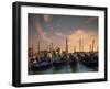 Gondolas, Venice, Italy-Angelo Cavalli-Framed Premium Photographic Print