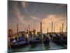 Gondolas, Venice, Italy-Angelo Cavalli-Mounted Premium Photographic Print