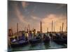 Gondolas, Venice, Italy-Angelo Cavalli-Mounted Photographic Print