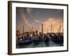 Gondolas, Venice, Italy-Angelo Cavalli-Framed Photographic Print