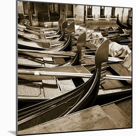 Gondolas, Venice, Italy-Jon Arnold-Mounted Photographic Print