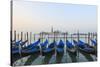 Gondolas, Venice, Italy-Fraser Hall-Stretched Canvas