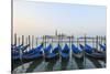 Gondolas, Venice, Italy-Fraser Hall-Stretched Canvas