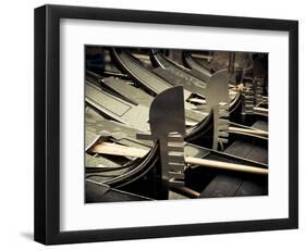 Gondolas, Venice, Italy-Jon Arnold-Framed Photographic Print