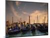 Gondolas, Venice, Italy-Angelo Cavalli-Mounted Photographic Print