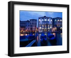 Gondolas, Venice, Italy-Peter Adams-Framed Photographic Print