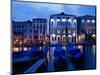 Gondolas, Venice, Italy-Peter Adams-Mounted Photographic Print