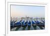 Gondolas, Venice, Italy-Fraser Hall-Framed Photographic Print