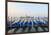 Gondolas, Venice, Italy-Fraser Hall-Framed Photographic Print