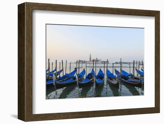 Gondolas, Venice, Italy-Fraser Hall-Framed Photographic Print