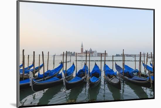 Gondolas, Venice, Italy-Fraser Hall-Mounted Photographic Print